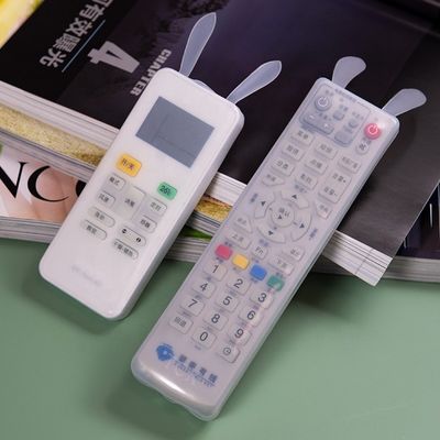 پوشش محافظ سیلیکونی گوش خرگوش سبز روشن در تاریکی / آستین / قاب برای کنترل از راه دور تلویزیون و تهویه مطبوع