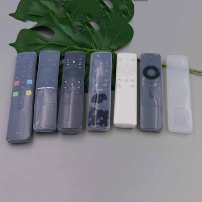 سبک های مختلف Clear TV کنترل از راه دور تهویه مطبوع کنترل از راه دور سیلیکون پوشش محافظ / قاب / آستین
