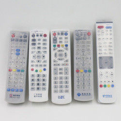 سبک های مختلف Clear TV کنترل از راه دور تهویه مطبوع کنترل از راه دور سیلیکون پوشش محافظ / قاب / آستین