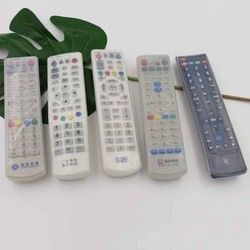 سبک های مختلف Clear TV کنترل از راه دور تهویه مطبوع کنترل از راه دور سیلیکون پوشش محافظ / قاب / آستین