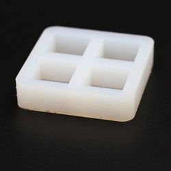 قالب بلوک سینی مکعب یخ مربع سیلیکونی بی بو 60x60x15mm چند منظوره