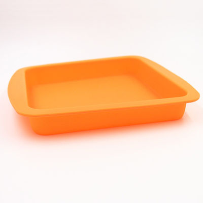 قالب کیک سیلیکونی خانگی بدون BPA به شکل مربع عملی