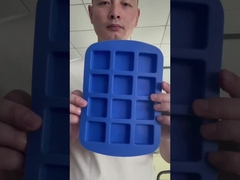 قالب یخ ساز سیلیکونی با قابلیت استفاده مجدد و آسان رهاسازی بدون BPA بدون درجه مواد غذایی برای تکه های یخ